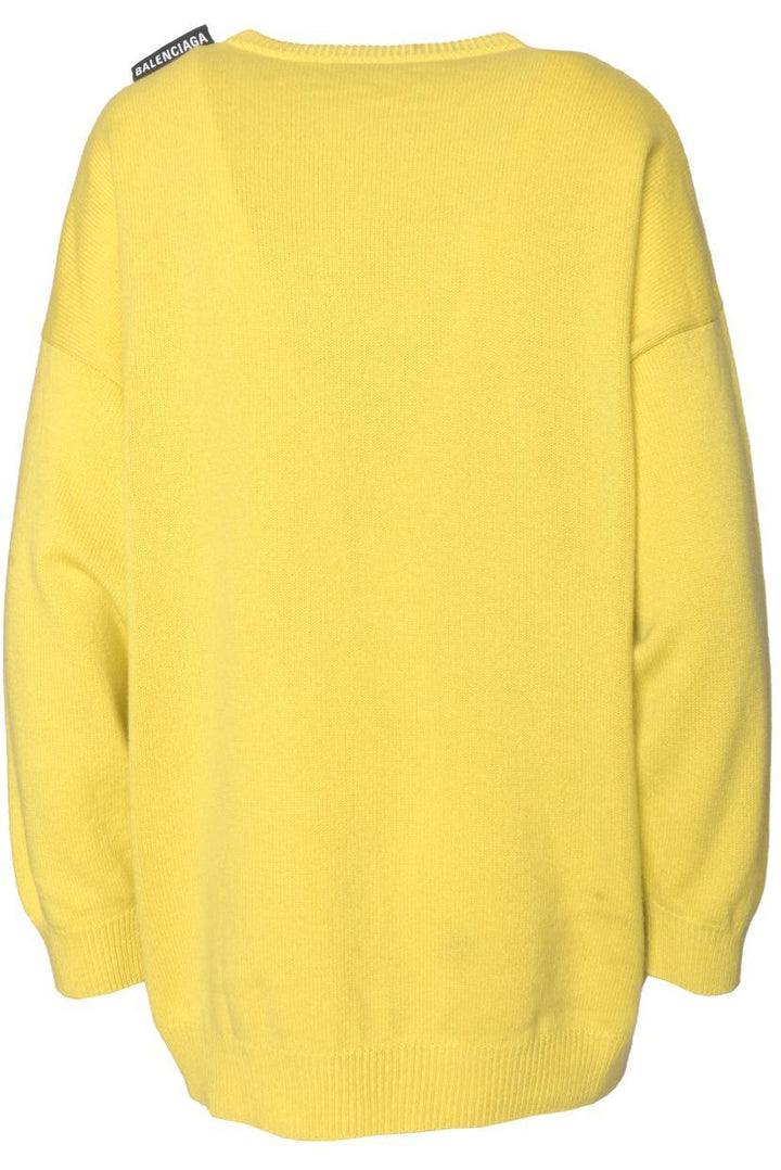 Balenciaga Size S 2019 Oversized Crewneck Cashmere Sweater
