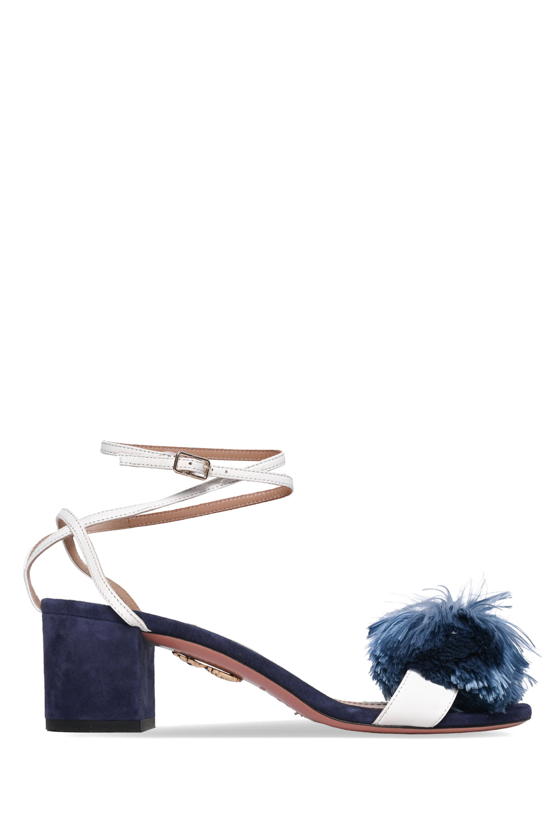 Aquazzura Size 37 Ankle Strap Fringe Sandals