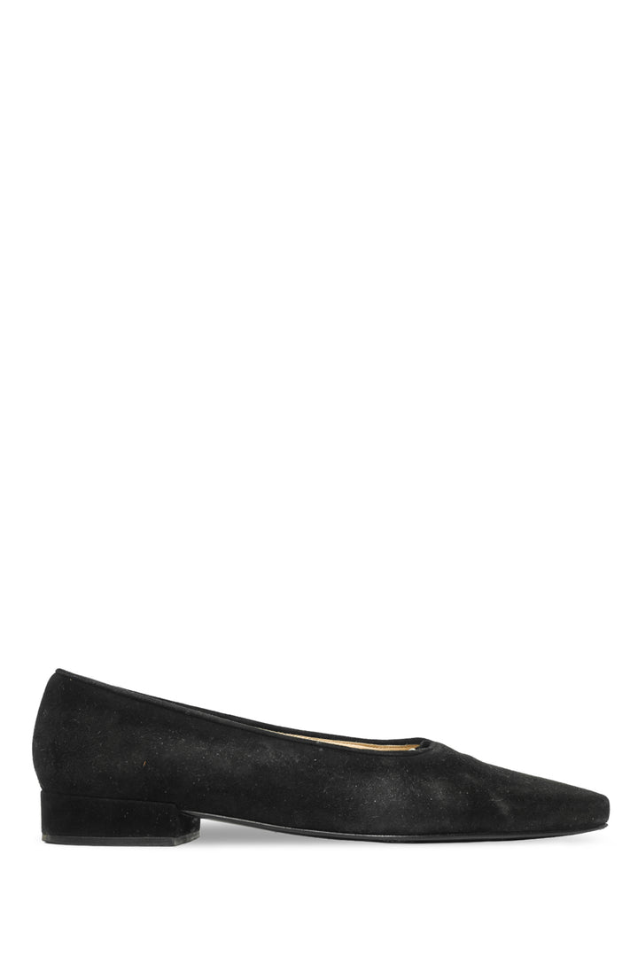 Chanel Size 37.5 CC Tie Suede Pumps