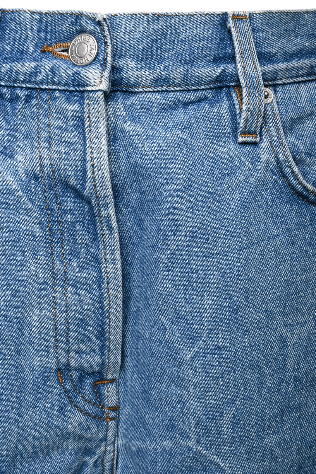 Dries Van Noten Size 30 Pinel Long Denim Shorts