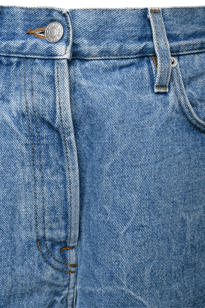 Dries Van Noten Size 30 Pinel Long Denim Shorts