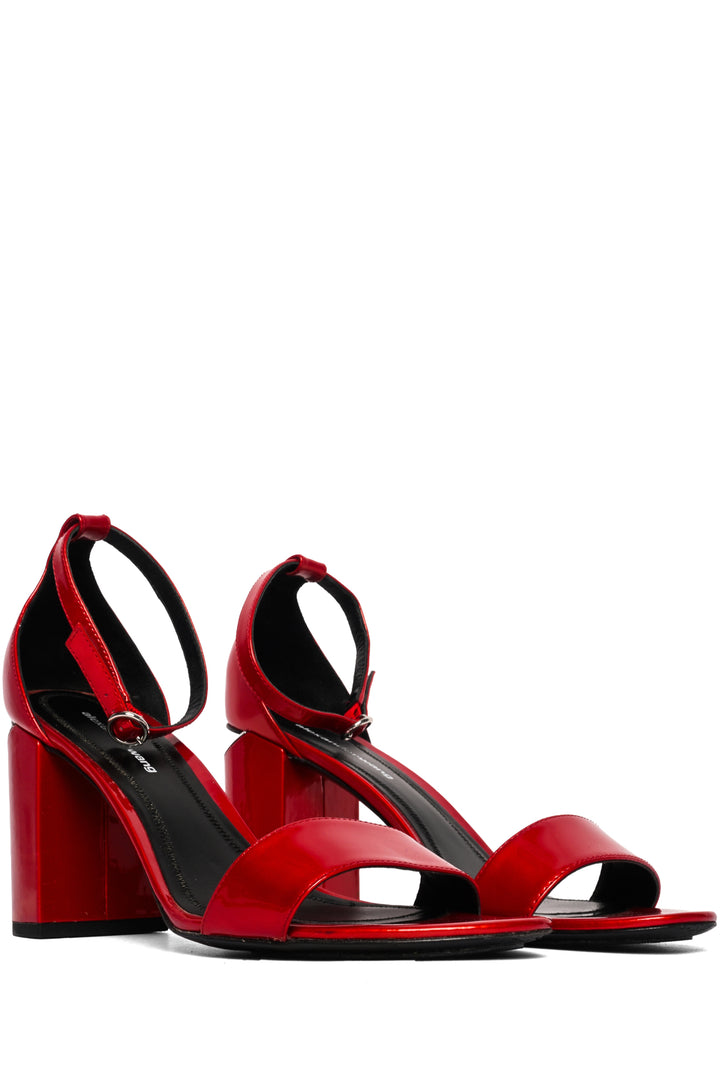 Alexander Wang Size 39 Abby Liquid Patent Leather Sandals
