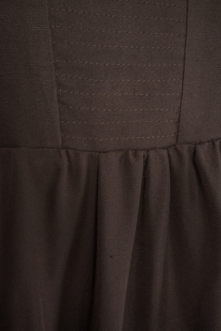 Valentino Size 40 Pleated Silk-Shantung Maxi Dress