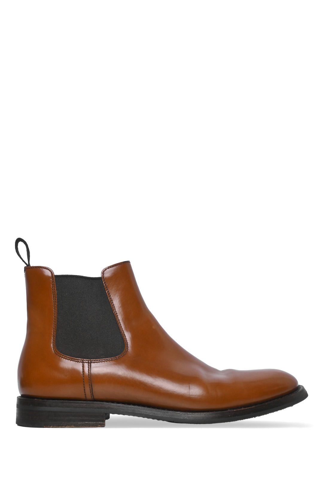 Church's Size 37 Polished Leather Chelsea Ankle Boots