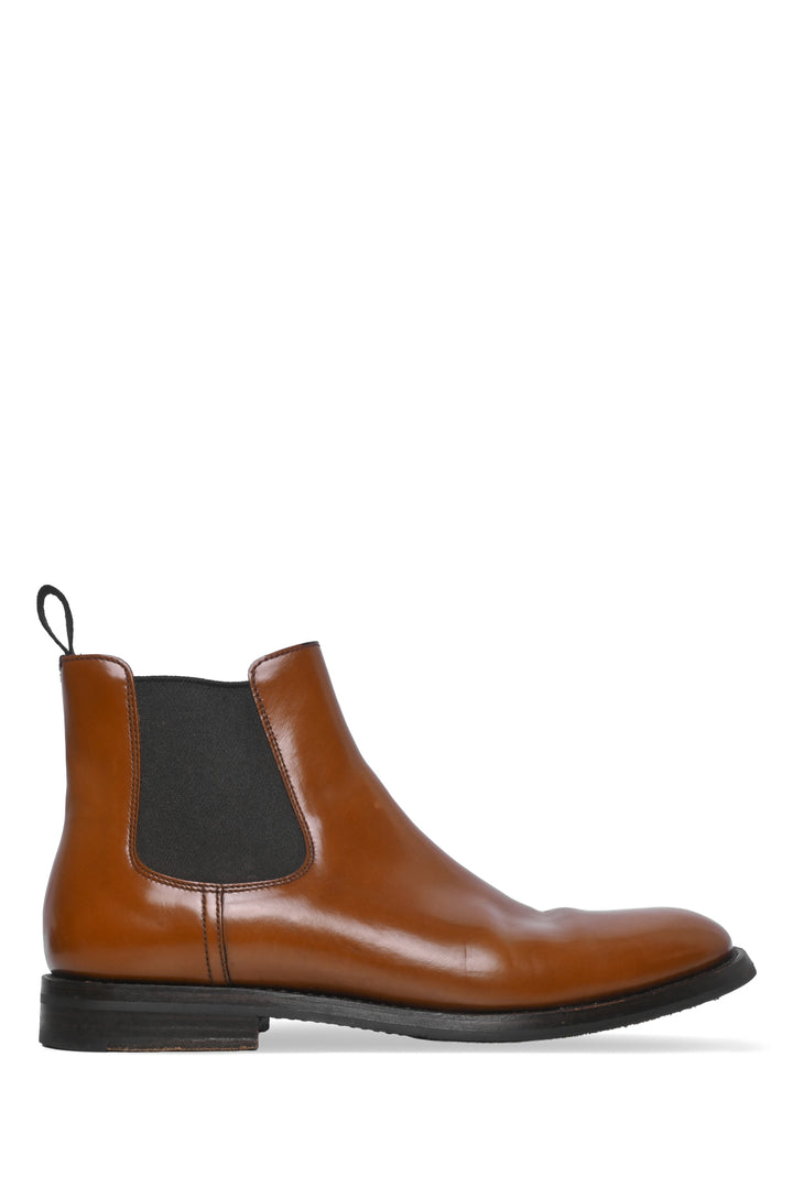 Church's Size 37 Polished Leather Chelsea Ankle Boots
