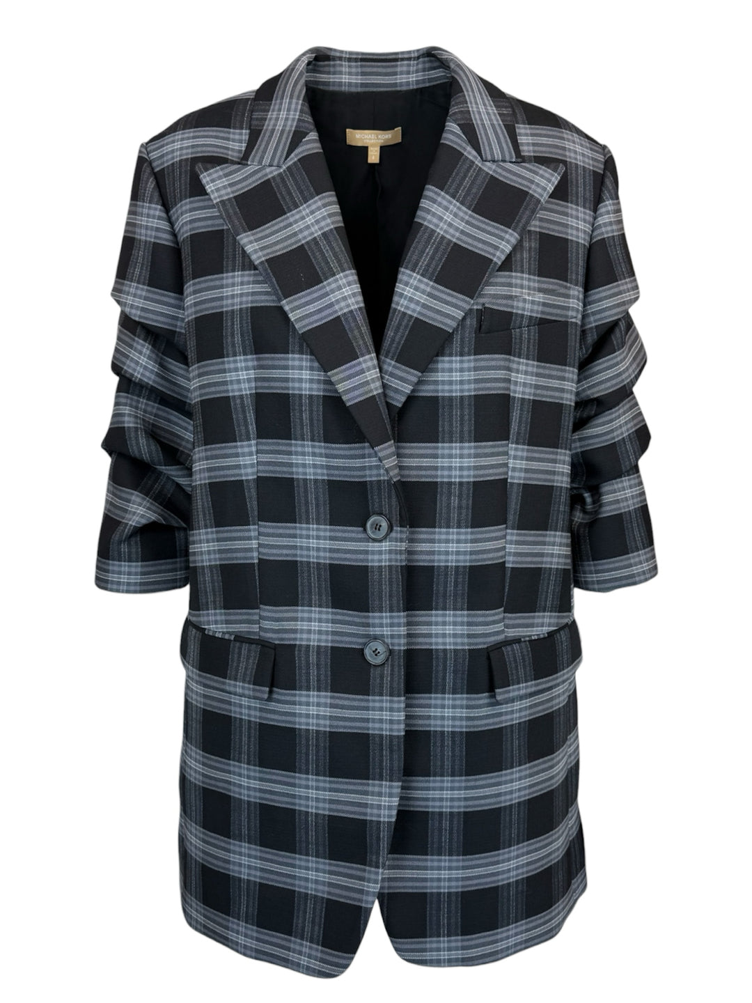 Michael Kors Collection Size 8 Wool Plaid Blazer