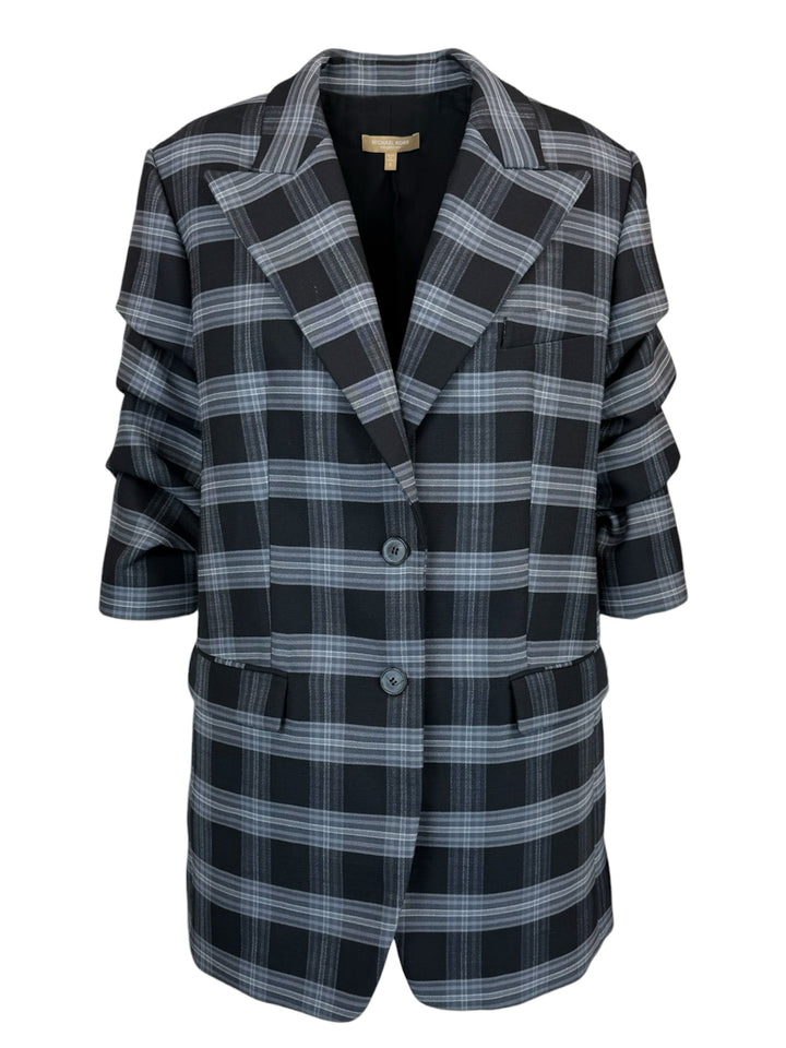 Michael Kors Collection Size 8 Wool Plaid Blazer