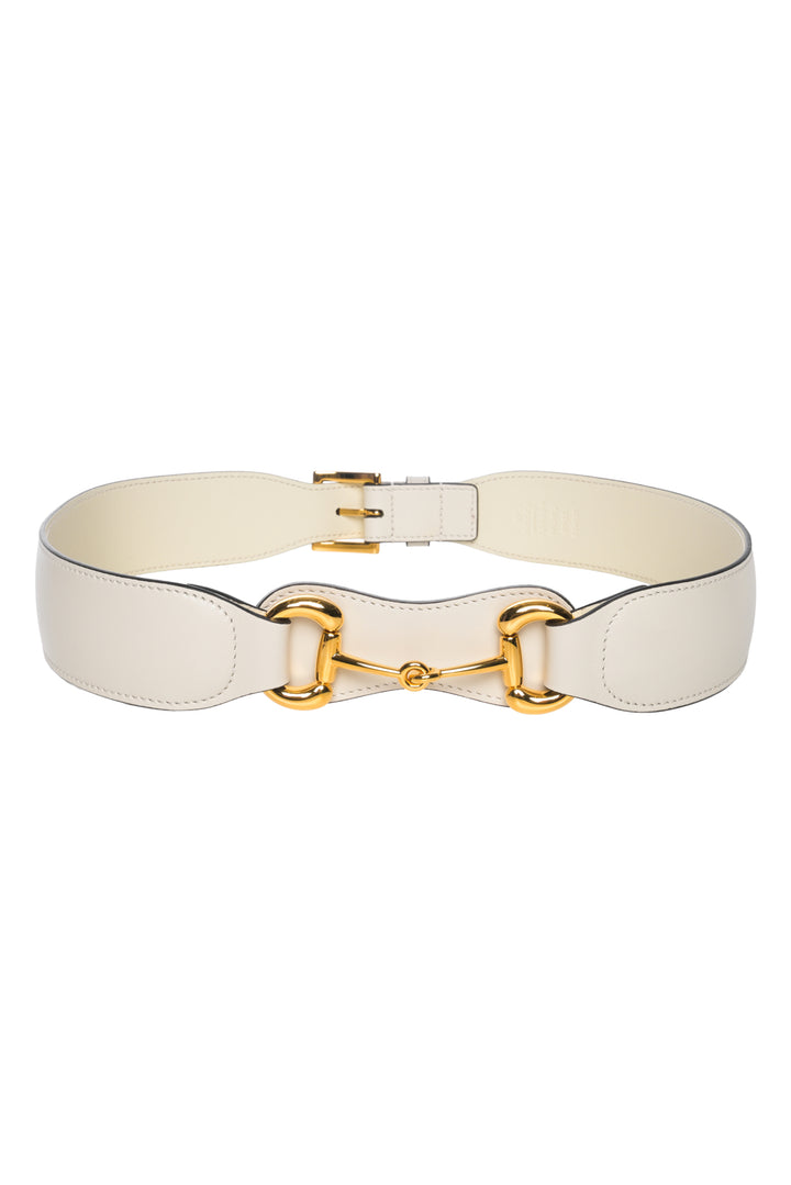Gucci Size 32 Horsebit Leather Belt