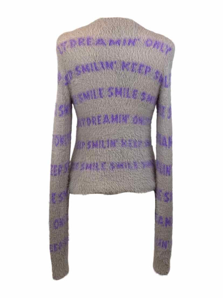 Stella Mccartney Size 40 Smile Graphic Sweater