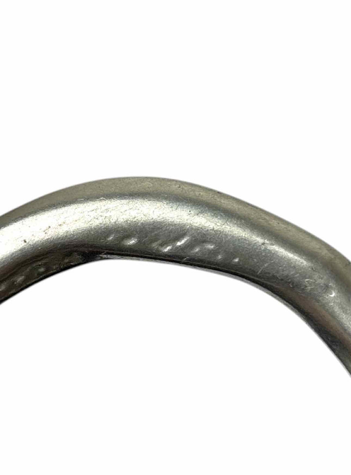 Hammered Silver Bangle Bracelet