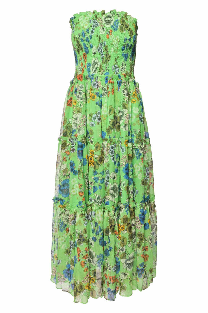 Alexis Size M Strapless Floral Dress