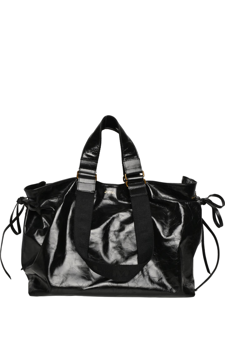 Isabel Marant Crinkled Leather Wardy Tote