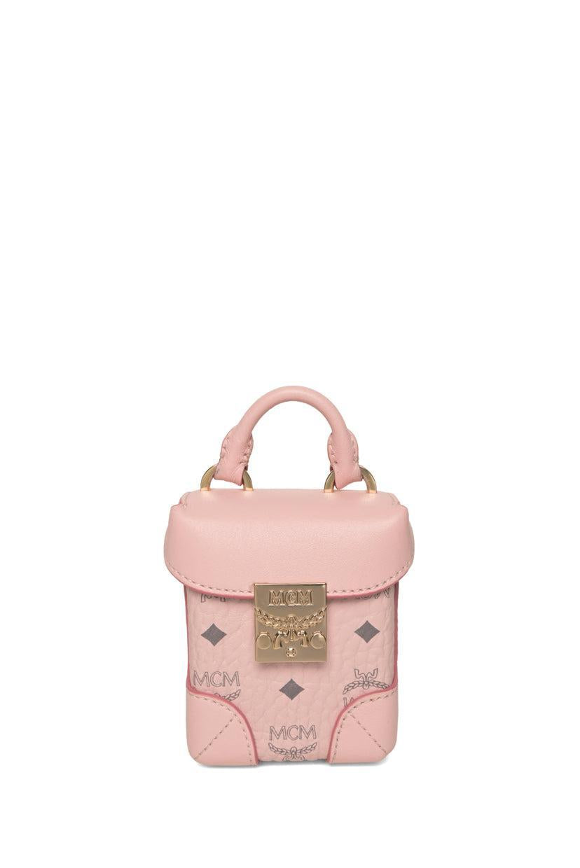 MCM Visetos Mini Soft Berlin Bag Charm Crossbody