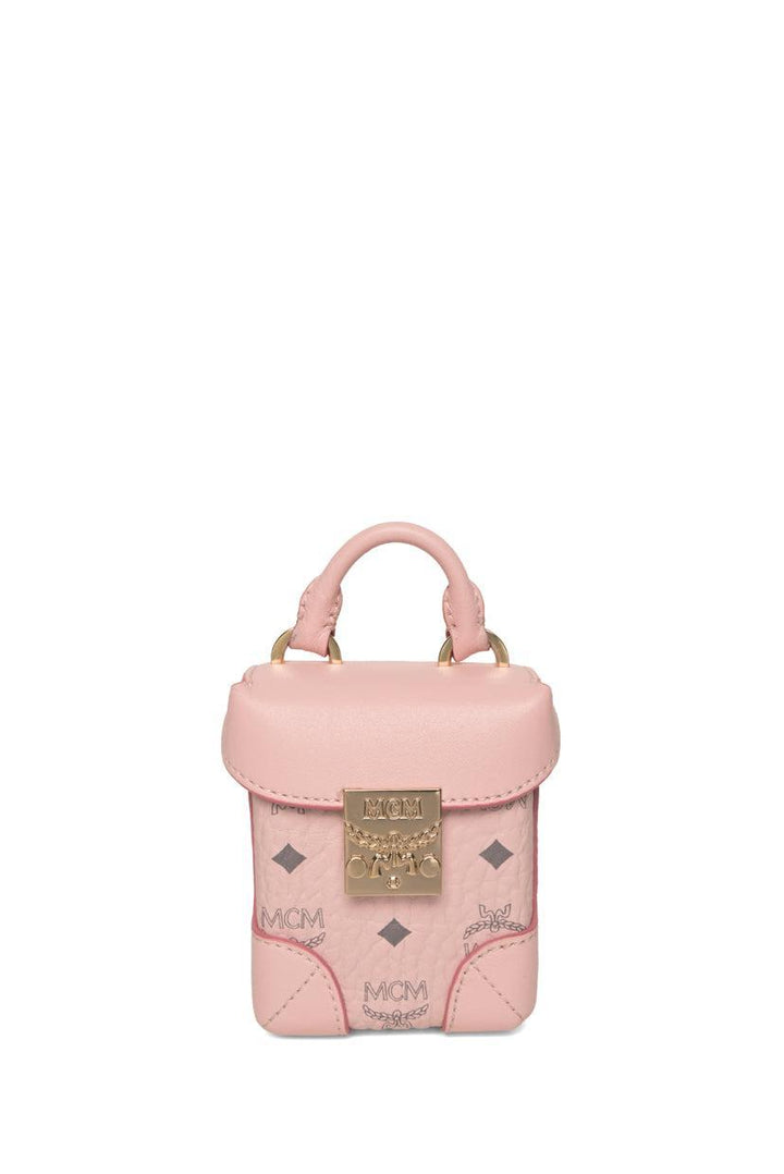 MCM Visetos Mini Soft Berlin Bag Charm Crossbody