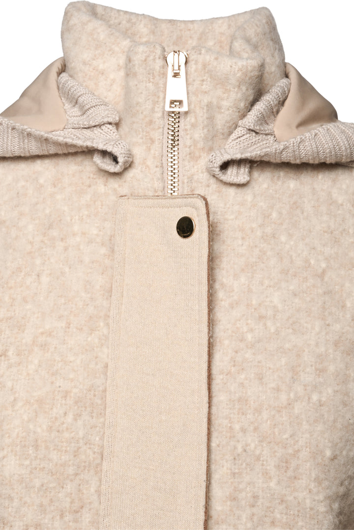 Lorena Antoniazzi Size S Alpaca & Wool Cinched Waist Midi Coat