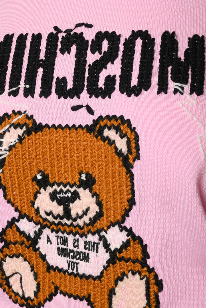 Moschino Couture Size 8 Inside Out Teddy Sweater