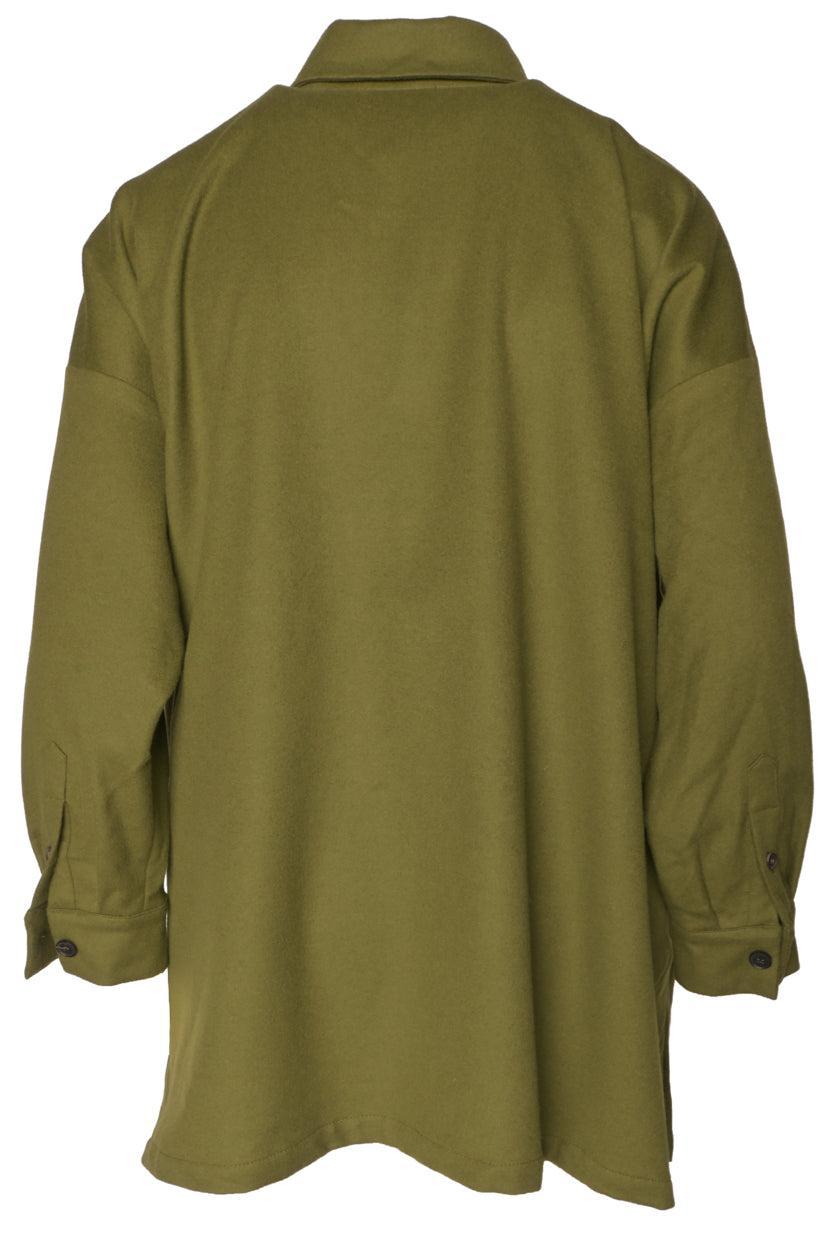 Eskandar Size 0 Oversized Cashmere Button Up Blouse