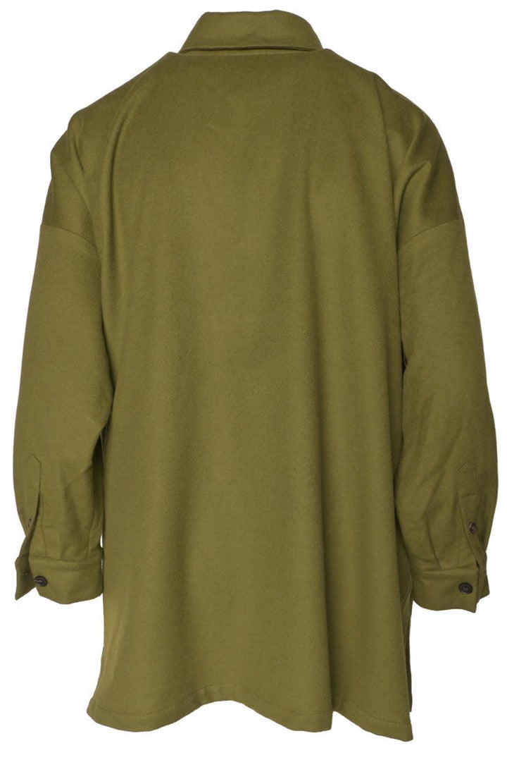 Eskandar Size 0 Oversized Cashmere Button Up Blouse