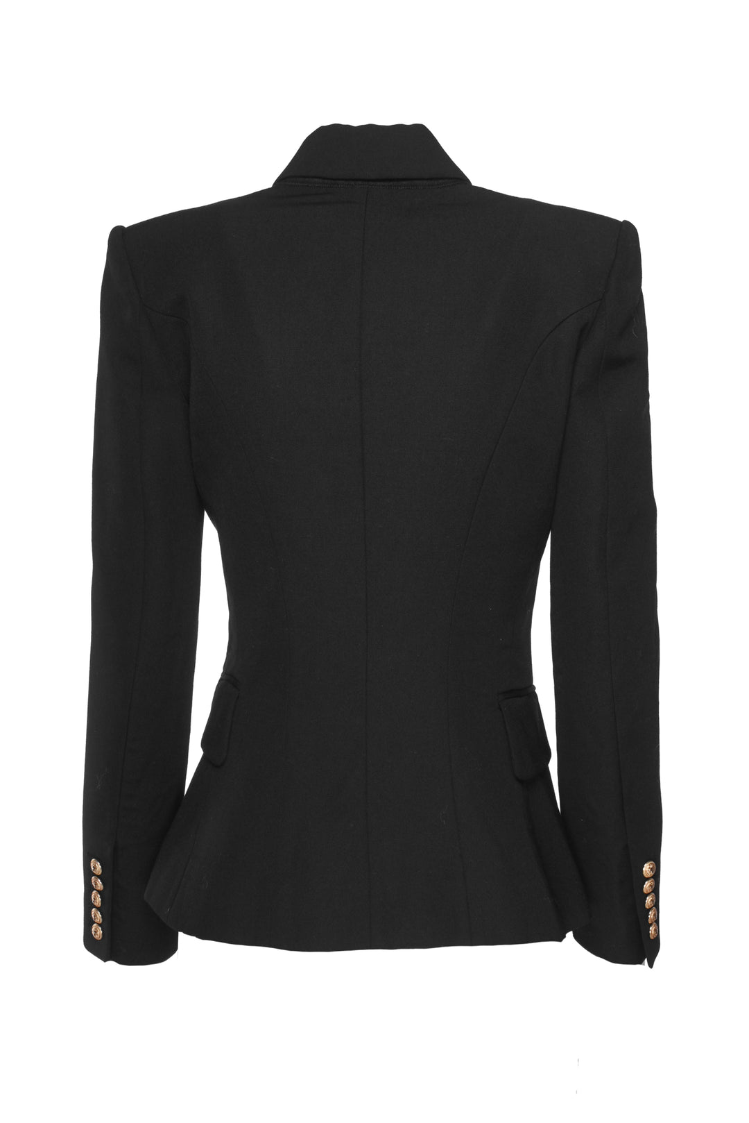 Balmain Size 36 Double Breasted Wool Blazer
