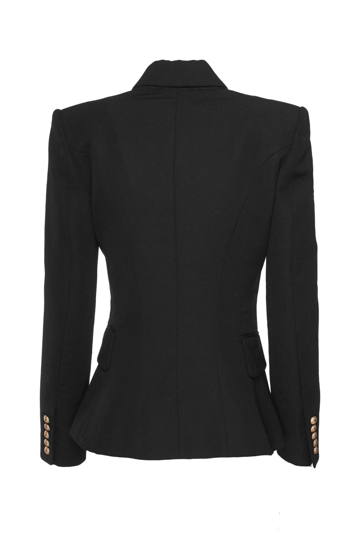 Balmain Size 36 Double Breasted Wool Blazer