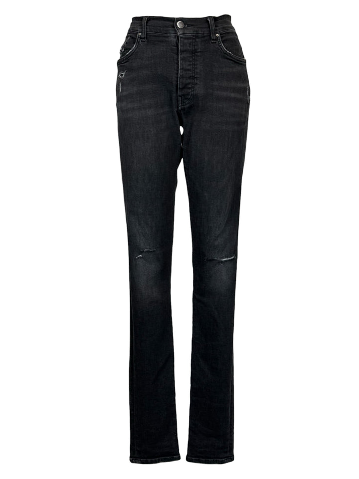 Amiri Size 33 Men's Distressed Denim Skinny Jeans