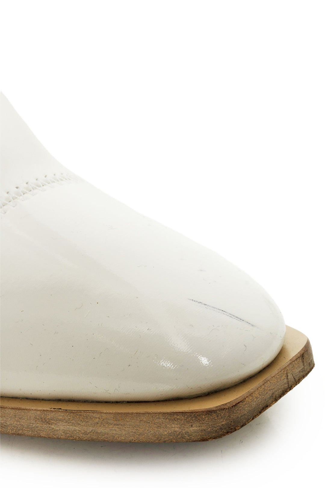 Fendi Size 35 Patent Square Toe Ankle Boots