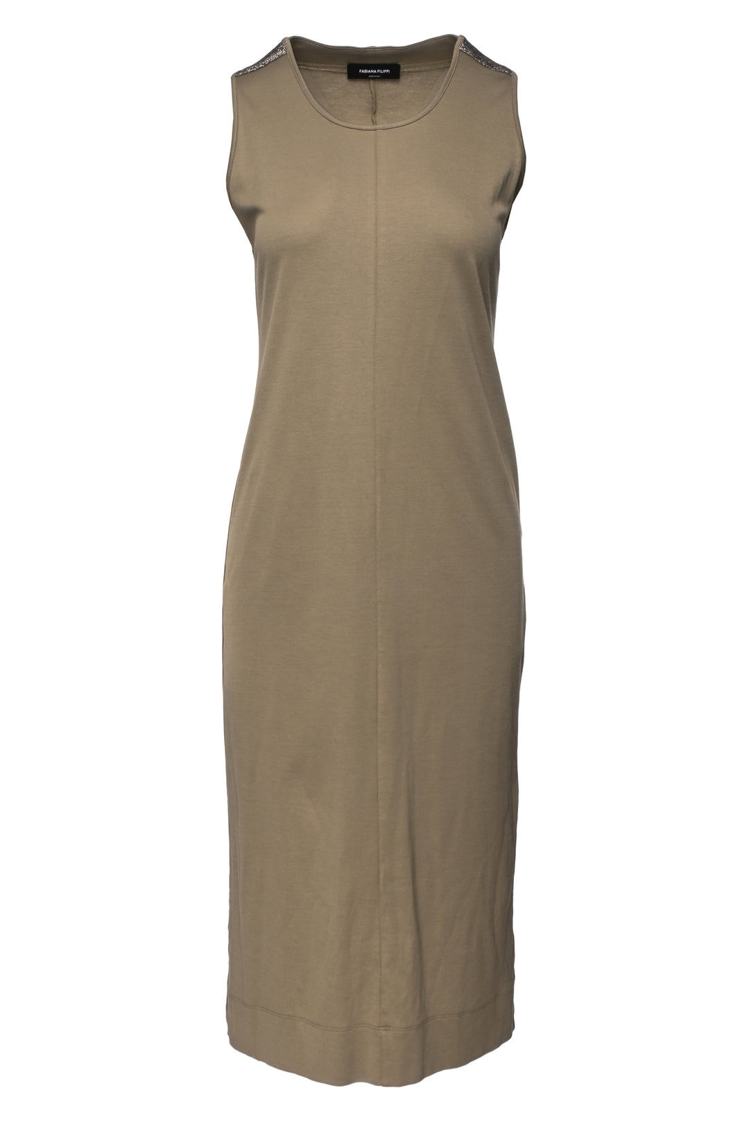 Fabiana Filippi Size S Embellished Sleeveless Maxi Dress