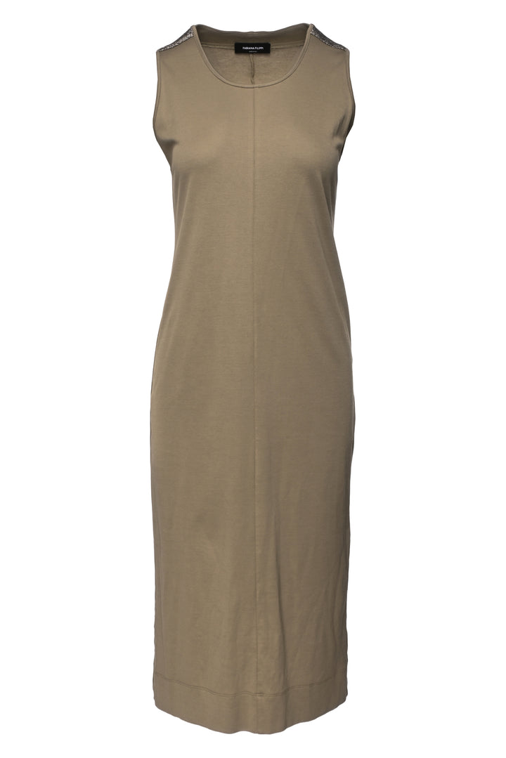 Fabiana Filippi Size S Embellished Sleeveless Maxi Dress