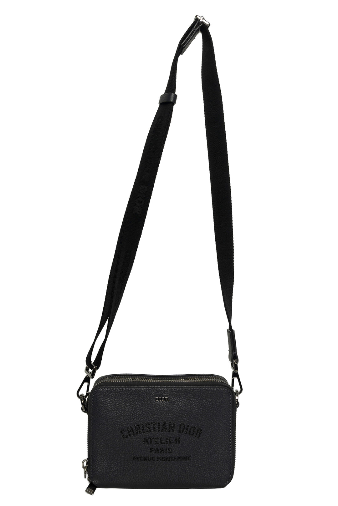 Dior Homme 2020 Leather Atelier Zip Pouch Crossbody