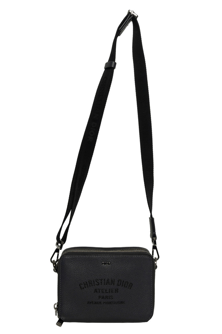 Dior Homme 2020 Leather Atelier Zip Pouch Crossbody