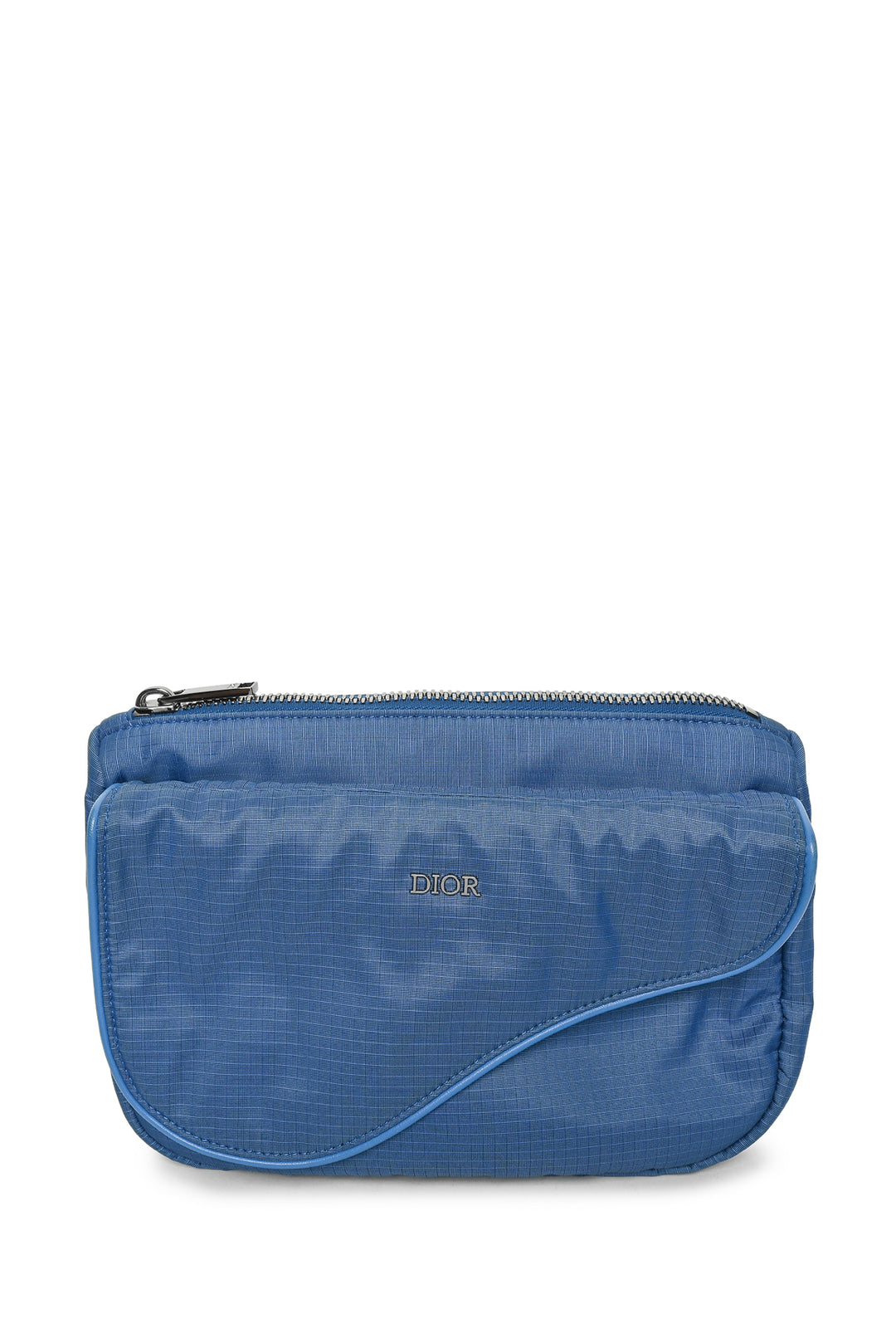 Dior 2019 Blue Nylon Saddle Universe Body Belt Bag