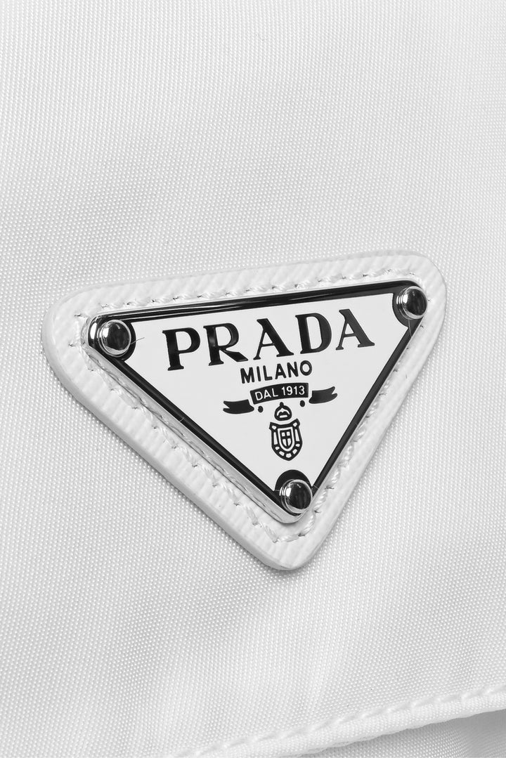 Prada Re-Nylon Double Buckle Shoulder Bag