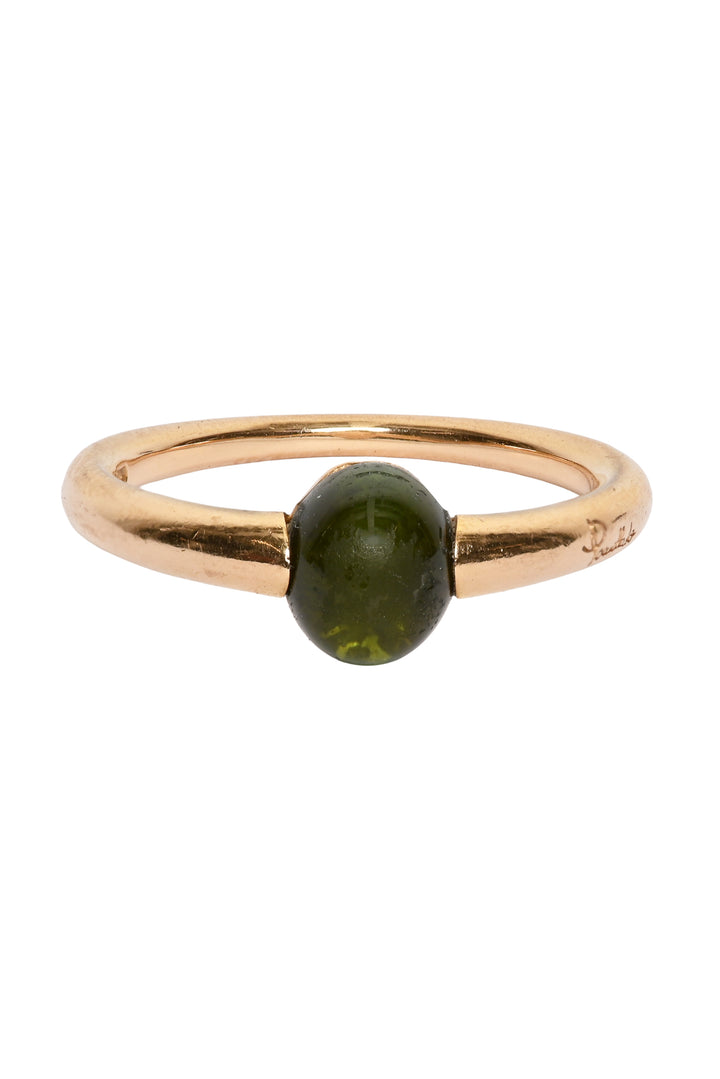 Pomellato Size 6 18K Yellow Gold M'ama non M'ama Ring