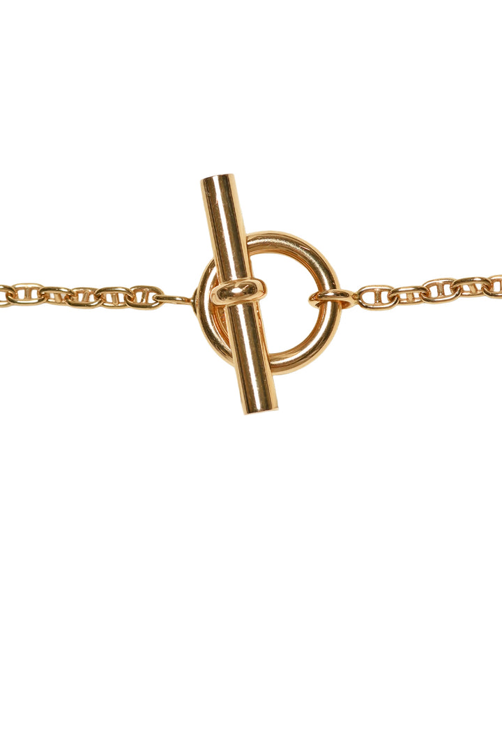 Hermes Farandole Diamond Pendant Rose Gold Necklace