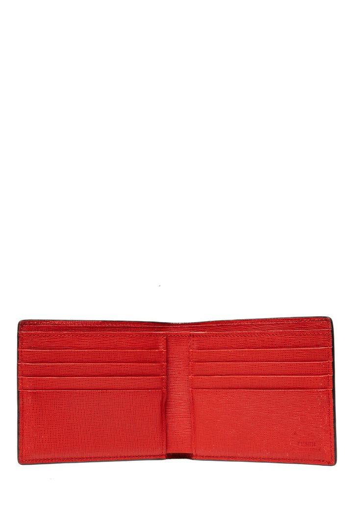 Fendi Men's Monster Eyes Motif Bifold Wallet