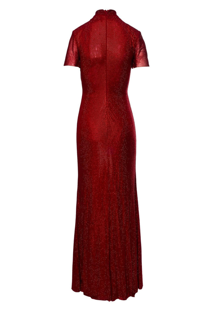 Self Portrait Rhinestone Mesh Size 6 Gown