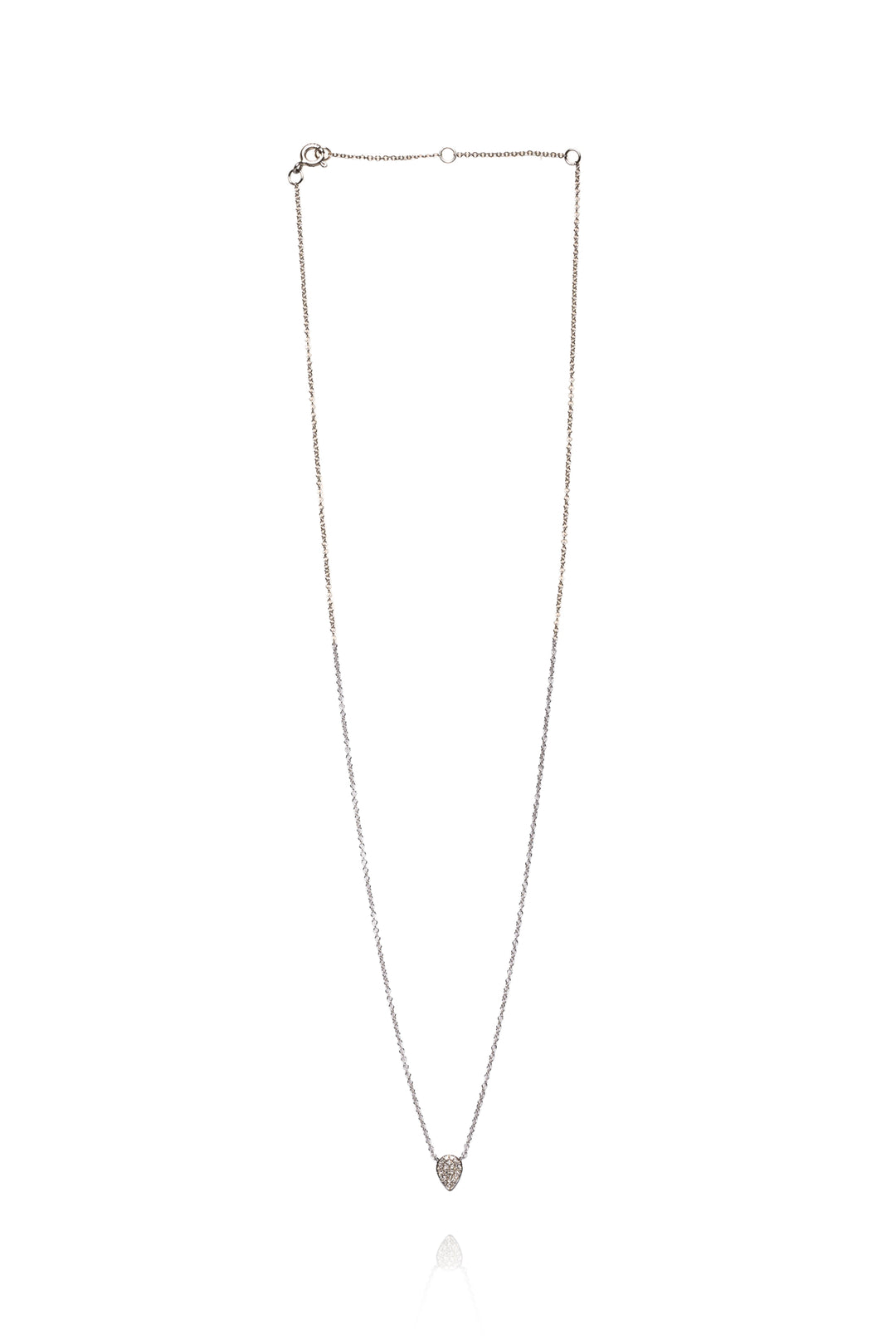 EF Collection 14K White Gold Diamond Necklace