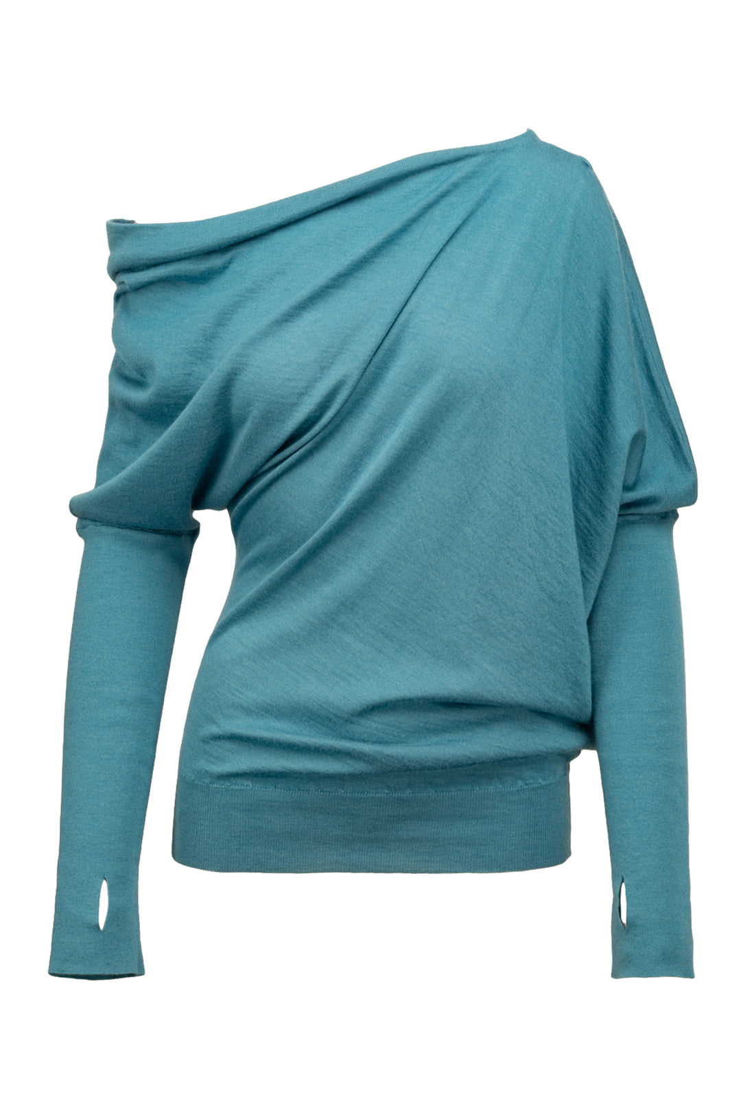 Tom Ford Size L One-Shoulder Cashmere & Silk Sweater