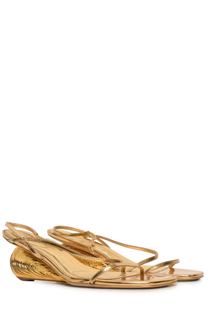 Simkhai Size 40 Bridget Shell Wedge Sandals