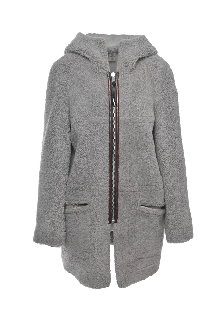 Coach Size 6 Reversible Shearling Coat