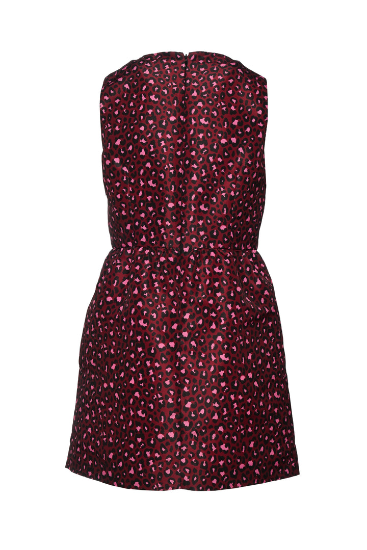 Red Valentino Size 6 Leopard Print Sleeveless Dress