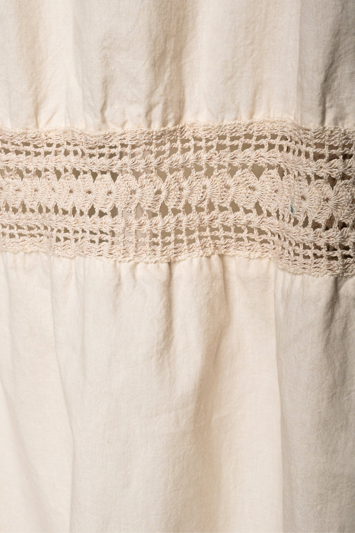 Magnolia Pearl Size OS Crochet Trim Midi Dress