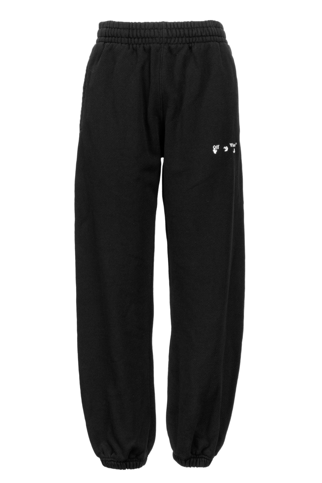 Off White Size M Diag Logo Shorten Sweatpants