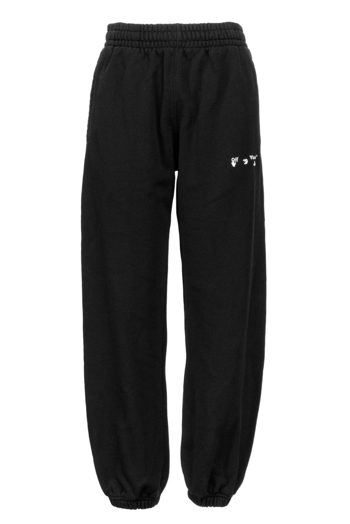 Off White Size M Diag Logo Shorten Sweatpants