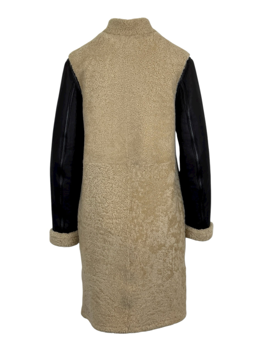 3.1 Phillip Lim Size 0 Collarless Shearling Coat