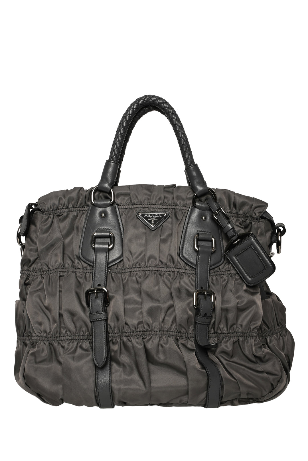 Prada Tessuto Gaufre Two-Way Tote