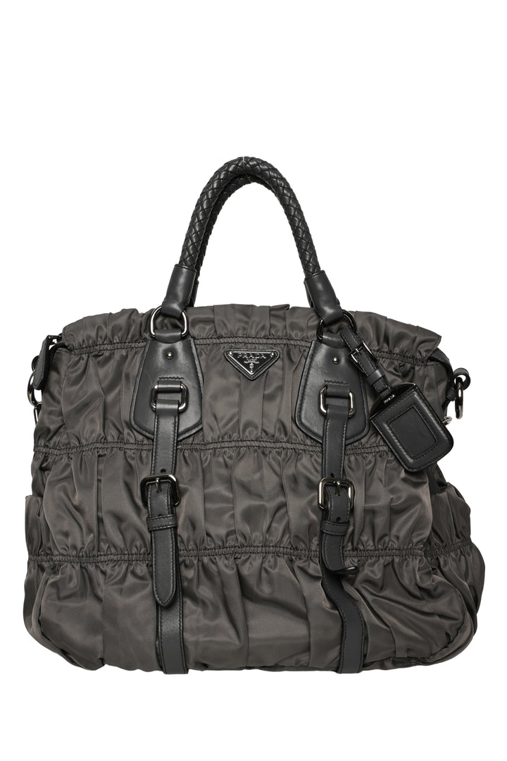 Prada Tessuto Gaufre Two-Way Tote