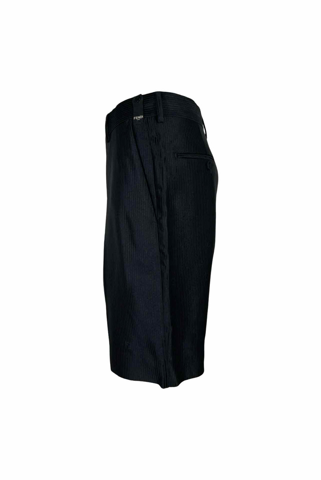 Fendi Size 32 Men's FF Pinstripe Shorts
