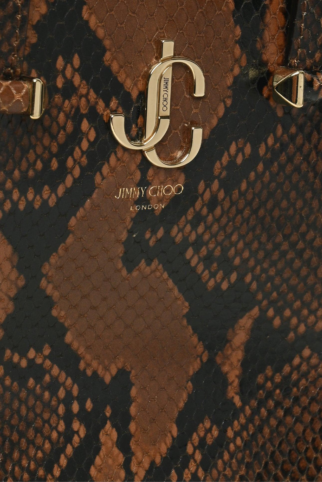 Jimmy Choo Mini Snakeskin Tote
