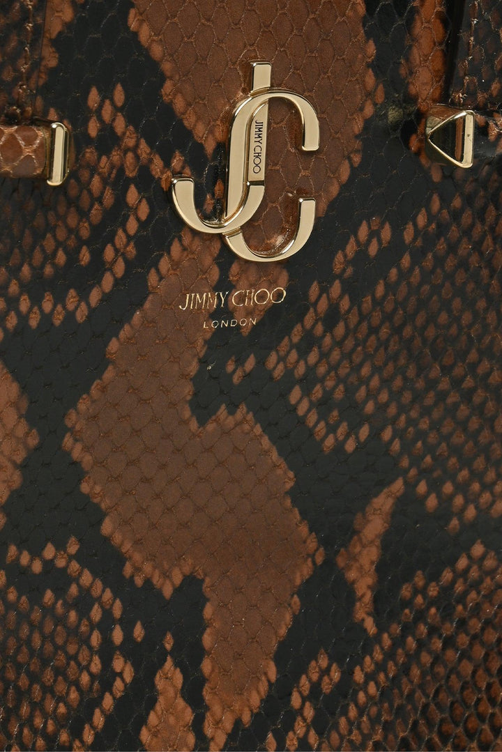 Jimmy Choo Mini Snakeskin Tote